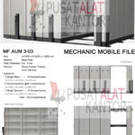 Mobile File Mekanik Alba MF AUM 3-03 ( 120 Compartments )