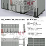Mobile File Mekanik Alba MF AUM 3-05 ( 180 Compartments )