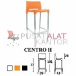 Kursi Bar Dan Cafe Savello Centro H