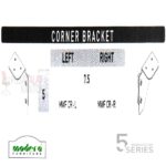 Modera 5 WorkStation Corner Bracket