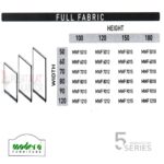 Modera 5 WorkStation Full Fabric Spesifikasi