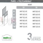 Modera 3 WorkStation Full Panel + Glass Part
