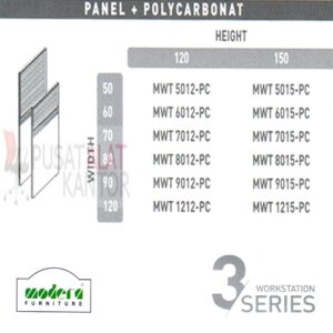 Modera 3 WorkStation Full Panel + Glass Part