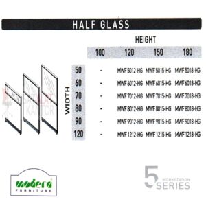 Modera 5 WorkStation Half Glass