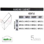 Modera 5 WorkStation Hanging Cabinet