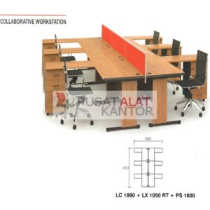 Grand Furniture Workstation Lexus - Collaborative Work Station2 