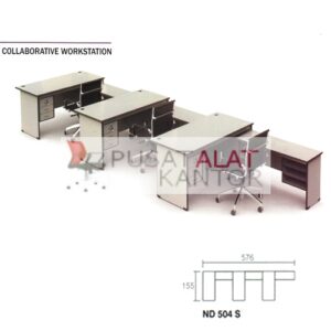 Grand Furniture Workstation Nova - Collaborative Workstation 2