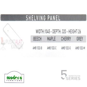 Modera 5 WorkStation Shelving Panel