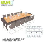 Meja Kantor Euro DOT-1675