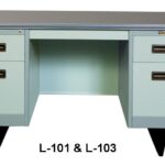 Meja Kantor Lion L-101 & L-103
