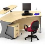 Meja Kantor Highpoint Nine Series Oxford Workstation 2
