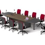 Meja Kantor Highpoint Classe Series Noce Calabria